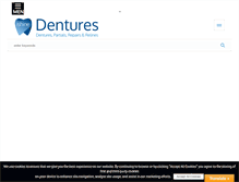 Tablet Screenshot of denturerepairli.com